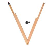 WRITWAA Compas à Dessin en Bois Portable Pince pour Tableau Blanc, Outil Polyvalent pour Peinture et Démonstrations en Mathématiques, pour Enseignants et Étudiants