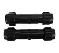 WRITWAA Connecteur de Pagaie Kayak pour Renforcer Rames de Bateau Lot de 2 Pièces en Abs Noir Design Épaissi et Connexion Ferme