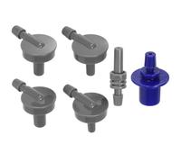 WRITWAA Connecteur pour Tensiomètre Connecté, Accessoire de Remplacement en Abs, 6 Pièces, Compatibilité et Diamètre de Tige Droit 5/11 Mm pour Usage