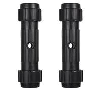 WRITWAA Connecteurs de Pagaies pour Kayak en Abs Noir, Lot de 2 Pièces Faciles à Assembler et Sécurisés, Accessoires Indispensables pour Connexion Solide des Rames de Bateau