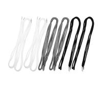 WRITWAA Cordons Élastiques Ronds pour Remplacement et Lot de 18 Couleur Aléatoire Embouts Métalliques, Taille Ajustable, Design Unique pour Remplacement et pour