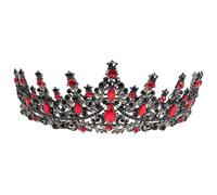 WRITWAA Couronne De Reine En Cristal, Couronnes Et Diadèmes De Mariage, Accessoires De Cheveux De Fête Costumée, Bandeaux D'anniversaire De Princesse, Couvre-chefs De