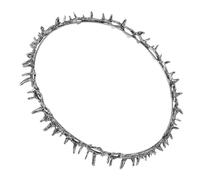 WRITWAA Couronne De Roi Légère Épines Ancienne Argentée Pour Femme, Serrage-tête Royal Compact, Accessoire Renaissance Pour Fête Médiévale, Bal Masqué Ou Soirée à Thème