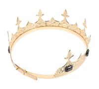 WRITWAA Couronne Homme Antique Style Royale Couronne Médiévale Pour Cosplay Accessoire De Fête Pour Événements Spéciaux