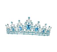 WRITWAA Couronne Mariage Baroque Rétro Diadème Tête de Mariée Élégant pour Femme Accessoire Coiffure Royal Gothique -tête Confortable pour Cérémonies et Fêtes