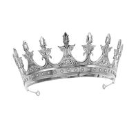 WRITWAA Couronne Médiévale Couronne De Roi Diadème Bandeau De Fête Pour Adultes Accessoires De Costume De Fête Halloween