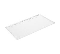 WRITWAA Couverture de Classeur à Feuilles Mobiles Rechargeable en Acrylique Transparent, Protection Facile à Nettoyer, Design Moderne Minimaliste pour Usage Scolaire et Quotidien