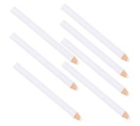 WRITWAA Crayons de Marquage Couture Mine Douce et Lavable Lot de 7 en Bois Craies Blanches pour Marquer Vêtements et Travaux de Tailleur