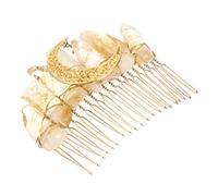 WRITWAA Cristal Naturel Couronne Décor Étoile et Accessoire de Mariage et Fête
