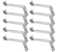 WRITWAA Crochet pour Tuile en Acier Inoxydable Argenté, Fixations pour Carrelage Résistantes, 20 Pièces, pour Applications de Toiture Résidentielle et Commerciale