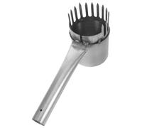 WRITWAA Cueille-Fruits en Acier Inoxydable pour Récolte de Baies Pommes et Agrumes Accessoire Multifonction pour Jardin et Ferme Panier Compact pour Cueillette Douce des Fruits