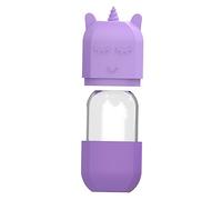 WRITWAA de massage de glace masseur de visage moule à glace pour le visage masseur de glace pour les yeux rouleau de glace de soins de la peau Gel de silice Violet