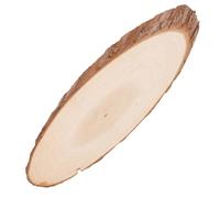 WRITWAA Disques Ovales en Bois Non Traité pour Pyrogravure et Art Décoratif, Plaques Naturelles pour Chemins, Centres de Table et Décor Champêtre