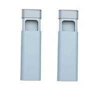 WRITWAA Distributeur de Portable Lot de 2 Organiseur à 3 Compartiments Rangement Étiqueté Conception Compacte pour Seniors Aide à la Mémoire Pratique pour Voyage