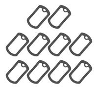 WRITWAA Dog Tag Silicone Covers 10pcs Protective Military-Style Covers Lightweight for Daily Life