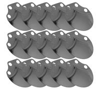 WRITWAA Écailles D'armure en Acier Inoxydable pour Fabrication D'armures Médiévales Style Authentique, Légères et Flexibles, Fournitures pour Cosplay et Historiques