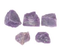 WRITWAA Échantillon de Minerai Pourpre Irrégulier 2-3cm, Minéral Décoratif Délicat pour Collection la Maison Bureau