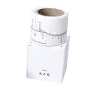 WRITWAA Échelle De Mesure Pour Sourcils Autocollante Jetable Accessoire De Maquillage Mesureur Auxiliaire Pour Sourcils Blanc
