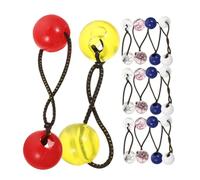 WRITWAA Élastiques à Cheveux Pour Filles 20pcs Taille Unique Corde Élastique Double Boule Accessoires Garçon Et Filles Usage Quotidien