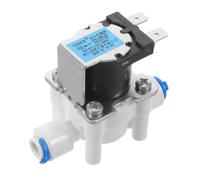 WRITWAA Électrovanne d'arrivée d'eau pour fontaine à eau potable avec raccord rapide, pièce de commande électrique pour le remplacement et l'entretien de la ligne de filtre du