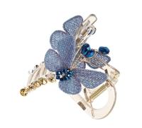 WRITWAA Élégantes Clips à Cheveux Barrettes Vintage Émaux Accessoires De Coiffure Pour Cheveux Épais Et Mi- Style Scintillant Pour