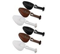 WRITWAA Embauchoirs Réglables en Plastique Noir pour Hommes, Porte-chaussures Léger Design Ajustable, Lot de 3 Paires pour Usage Quotidien et Voyages D'affaires