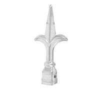 WRITWAA Embout Décoratif en Fer Galvanisé 25X25 CM pour Clôture de Jardin Ornement de Poteau de Flèche Protection Extérieure Résistante aux Intempéries Accessoire Unique pour Barrières