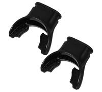WRITWAA Embouts Buccaux en Silicone pour Plongée sous-Marine, Légers et Faciles à Utiliser, Lot de 2 Pièces Noirs pour Équipement de Plongée et Snorkeling