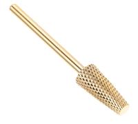 WRITWAA Embouts de ponceuse à ongles : Tête de polissage de rechange pour la réparation des talons fendillés et l’exfoliation des peaux mortes, manucure, embout de polissage en métal doré, F