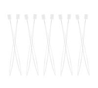 WRITWAA Enfile-Aiguilles 10 Pièces en Fil d'Acier 015X150 MM pour Aiguilles à Point de Croix et Perles Outil de Couture Polyvalent pour Broderie Manuelle et Punch Needle Accessoires