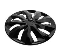 WRITWAA Enjoliveurs Noirs 15 Pouces pour Jantes de Camion et Voiture Fixation par Boutons-Pression Adaptés Usage Extérieur