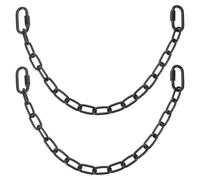 WRITWAA Ensemble de 2 Crochets et chaînes pour hamac, en Acier Inoxydable, pour clôtures extérieures et portails métalliques - Sécurisé pour Les Cages à Vaches, Chevaux, Chiens et Autres Animaux
