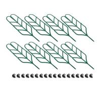 WRITWAA Ensemble de 28 Clips de Fixation pour Plantes en Plastique Supports pour Treillis et Orchidées Tuteurs Légers pour Plantes Grimpantes Jardinage et Entretien des Fleurs