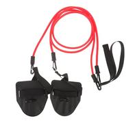 WRITWAA Entraîneur de Natation Terrestre Bande de Résistance et Palmes à Main en TPR et Plastique, Ceinture Confortable pour Entraînement Bras en Piscine Intérieure et Extérieure