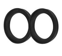 WRITWAA Entretoise pour Haut-Parleur de Voiture et Modification DIY Pratique 3,5 Pouces en Plastique Noir, Installation Fiable Paire pour Accessoires Intérieur Automobile
