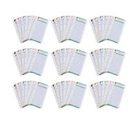 WRITWAA Enveloppes Budgétaires pour Organisation Financière Papier avec Perforations Recharge pour Classeur Lot de Enveloppes Pratiques pour Gestion des Dépenses