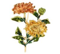 WRITWAA Épingle Fleur Élégante en Alliage de Zinc, Légère et Portable, Accessoire Chic pour Mariage et Soirées, pour Robes de Demoiselle D'honneur