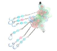 WRITWAA Épingles à Cheveux Chinois Pinces à Cheveux à Pompons Fleuris Accessoires Pour Asiatiques Pince à Pour Mariage Barrettes Pour Femmes Fins
