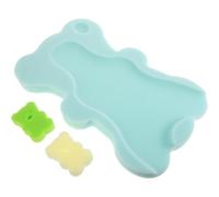 WRITWAA Éponge de Bain pour Bébé Né Tapis de Bain Bébé Pliable en Éponge Séchage Rapide Confortable pour Tout-petit Usage Domestique Mint avec Support Ergonomique Couleur Aléatoire