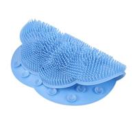 WRITWAA épurateurs de nettoyage du scrubber pied lavage époux corps ventouse coussinets de massage à succion coussinet de tapis de bain Sky-blue