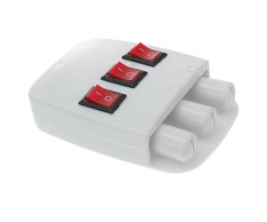 WRITWAA Équipement Expérimental Optique à Trois Sources Lumineuses Blanc en Plastique pour Démonstration Visuelle du Principe de Réflexion Lumière en e Physique