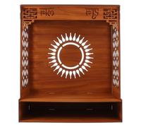 WRITWAA Étagère d'autel en Bois : Autel Bouddhiste de Table pour la et la prière à Domicile, Petit Support à offrandes en Bois pour Le culte Domestique.