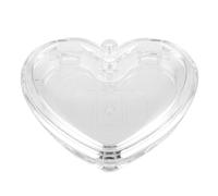 WRITWAA Étui à Poudre Forme De Cœur Plateau De Maquillage Vide Contenants Pour Poudre Bac à Fard à Paupières Étui à Blush Rechargeable