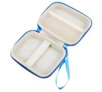 WRITWAA Étui de Rangement pour Glucomètre Compact et Portable en Eva Fermeture Éclair, Petits Appareils de Mesure de Glycémie en Voyage la Maison