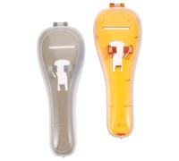 WRITWAA Étui pour Rasoir Manuel Portable 2 Pièces en PC Fermeture Facile et Rangement Pratique pour Utilisation Quotidienne et Paquet à Dos