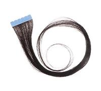 WRITWAA Extension De Cheveux De Crise Cheveux Humains Ruban D'extension De Cheveux Extensions De Cheveux Pour Les Femmes Extensions De Cheveux Sans Couture Naturel Black