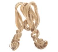 WRITWAA Extensions de Cheveux Pré-étirés Bouclés Perruque Tressée Longue Cheveux Tressés Ondulés Crochet
