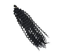 WRITWAA Extensions De Perruques Africaines Tresses Accessoires Pour Cheveux Perruques Bouclées Tressées Dreadlocks Tresses Désordonnées Perruques Bouclées Au Crochet Pour Femmes