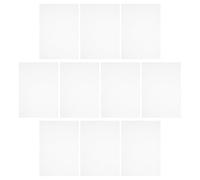 WRITWAA Feuille PVC Rigide Transparente A4 02 MM 10 Feuilles Double Protection Film Semi-Transparent Mat pour Encadrement Photo et Thermoformage Couverture Cadre