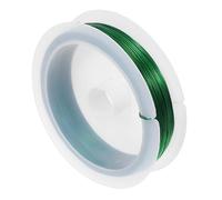 WRITWAA Fil de Fer Coloré pour Fleurs DIY 0,5 Mm Vert 40 M, Fil pour Bijoux et Collier de Perles, Création Artisanale, Décoration de Fleur Événementielle, Loisirs Créatifs, Fête et Mariage